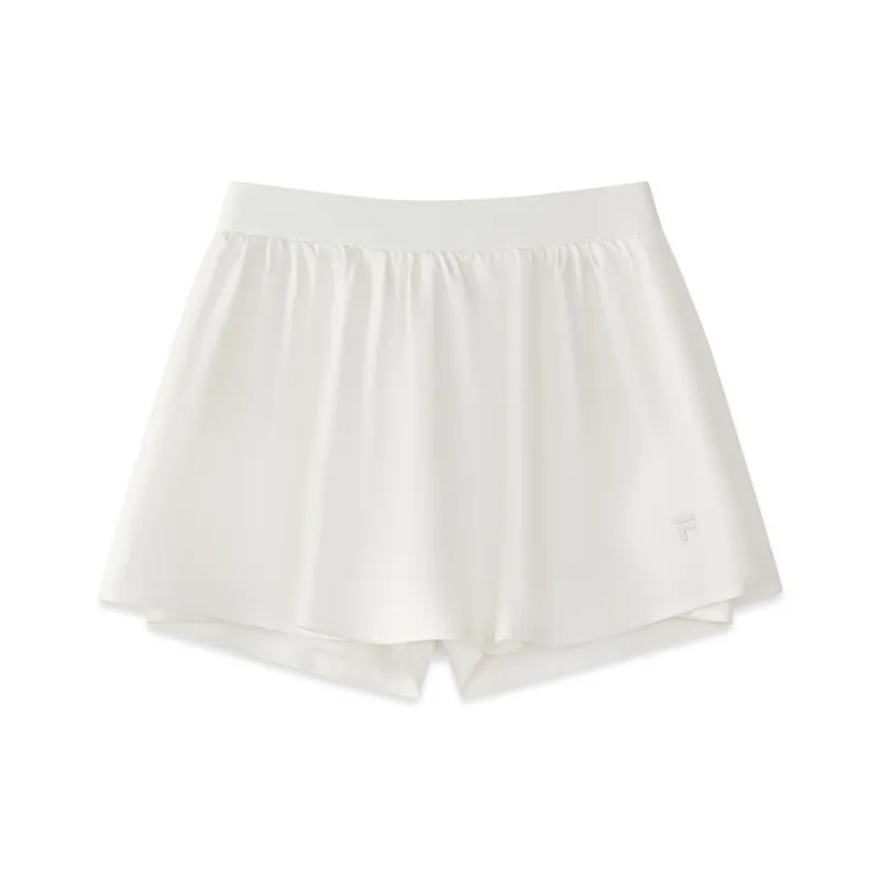 FILA FUSION Casual Short Skirts Women's Milk Mist White WT-0