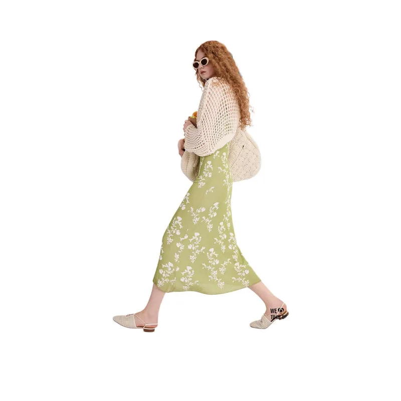 Desigual Two Piece Skirt Sets Women's White Green-1