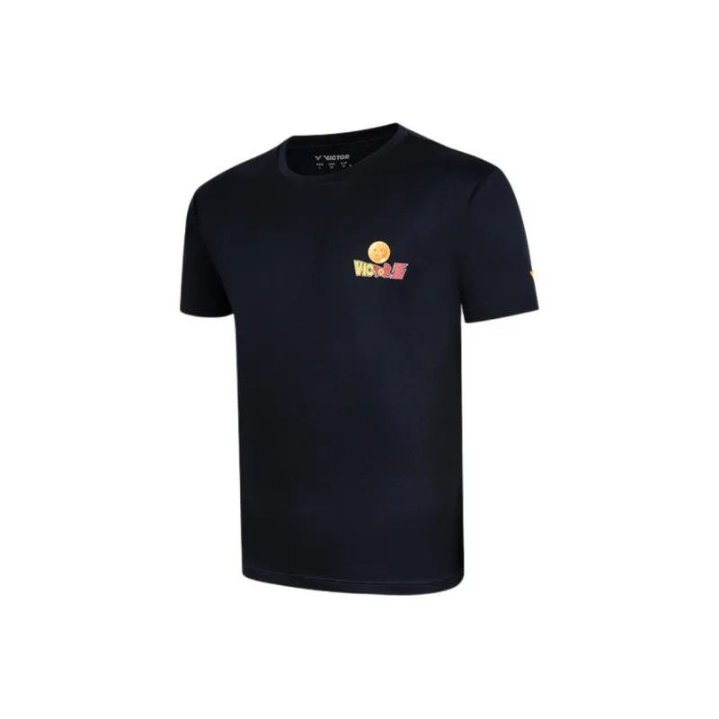 VICTOR x LONGZHU,LIANMINGKUAN T Shirt Unisex Black-0