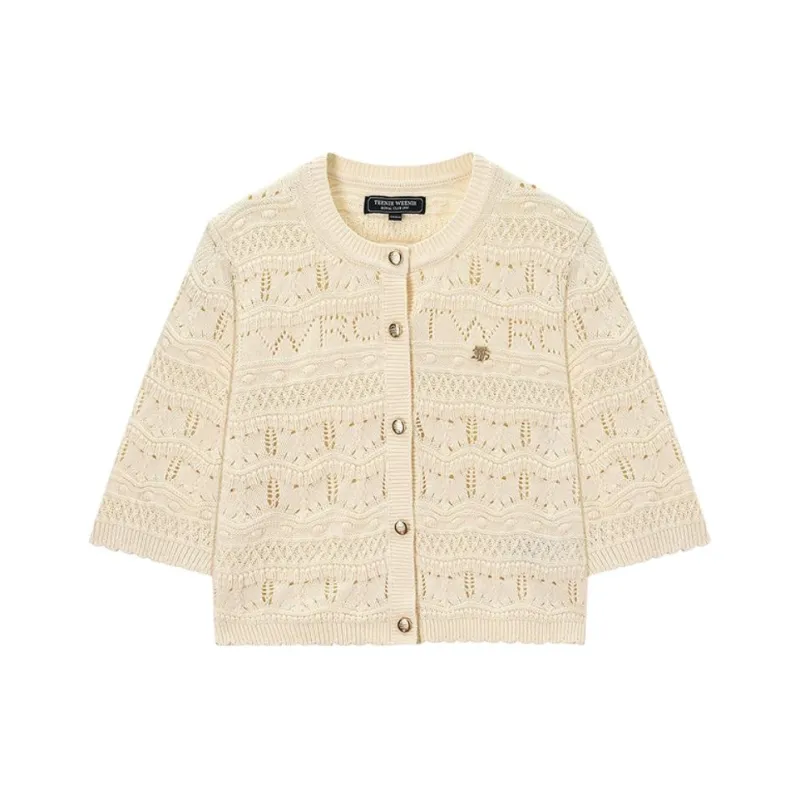 Teenie Weenie Knitwear Women's Ivory White-0