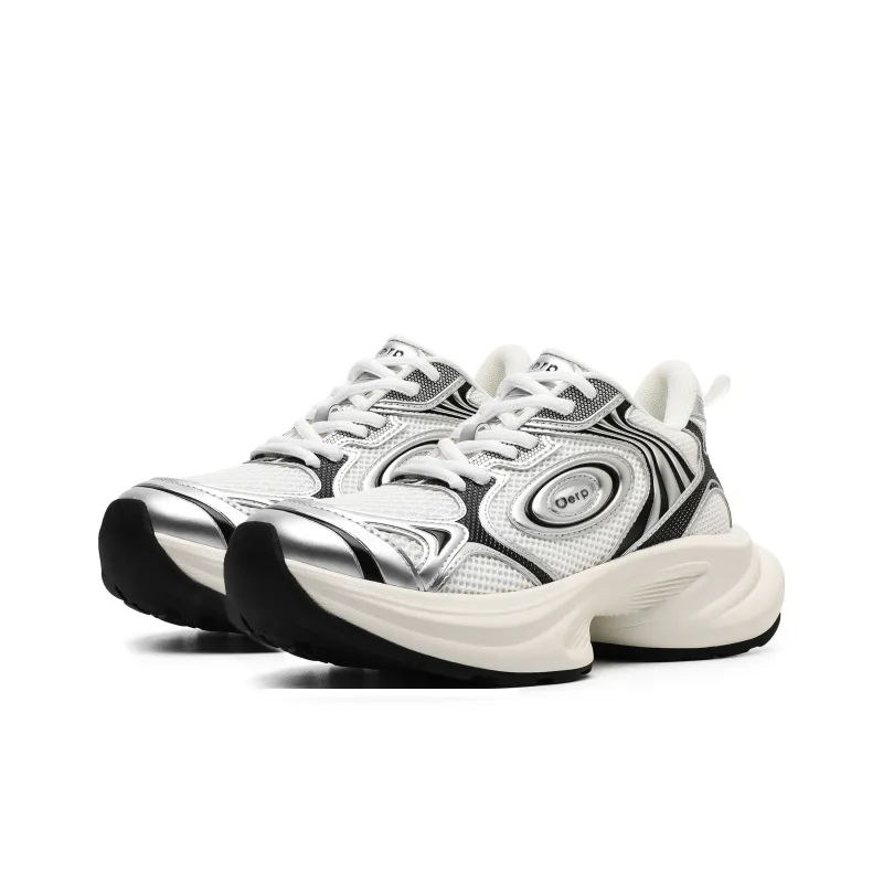 Hong Kong Meng Slip Resistant, Abrasion Resistant, Breathable Low Top Chunky Sneakers Unisex-7