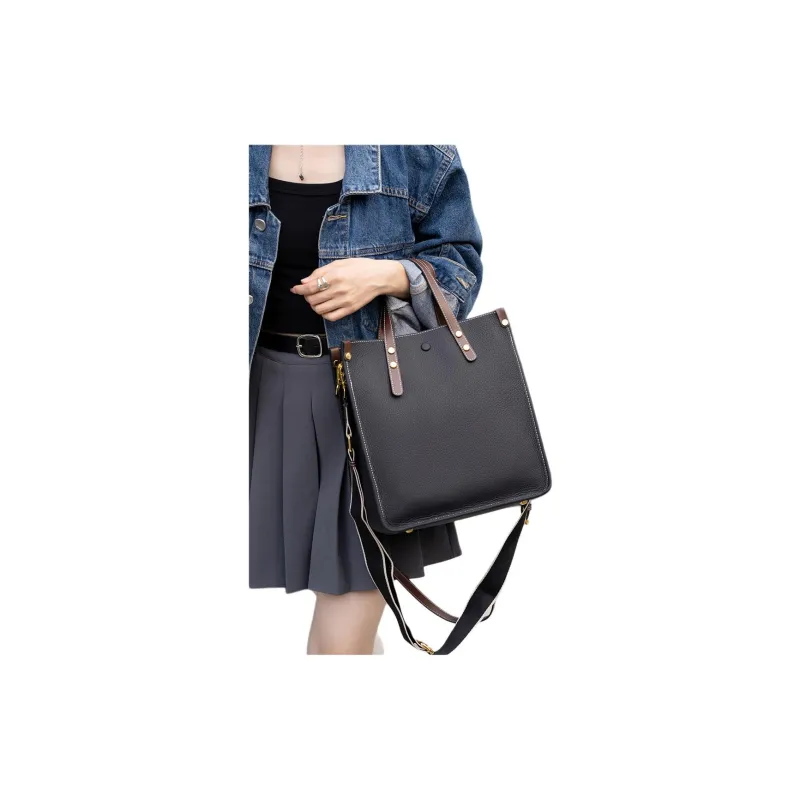 BEMIX PETS Cow Leather With Synthetic Leather Crossbody Handbag Women's Multicolor-5