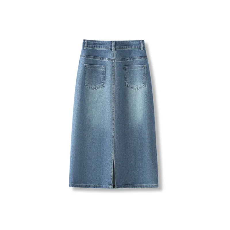 PIERRE CARDIN Denim Long Skirt Women's-1