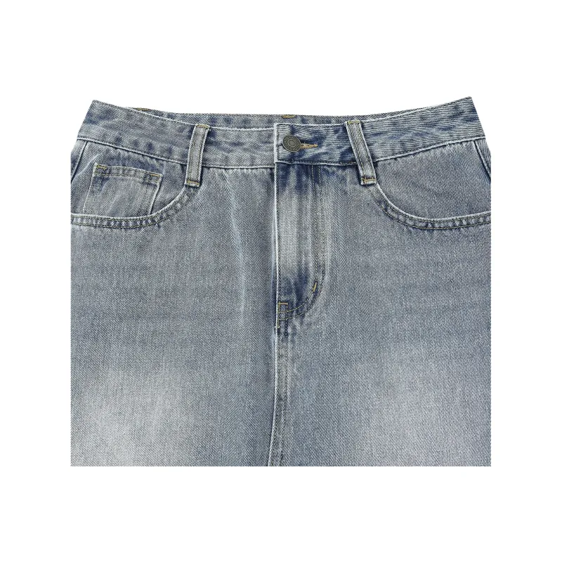 Desigual Denim Long Skirt Women's-4