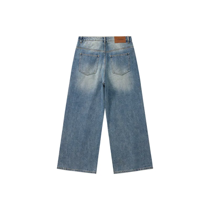 LOVE ME LATER Jeans Unisex Light Denim Blue-1