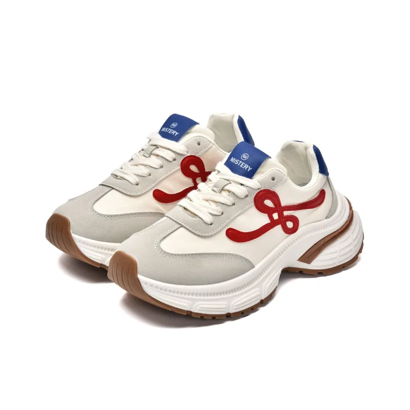 MISTERY Lightweight Anti Slip Low Top Chunky Sneakers Women's-9