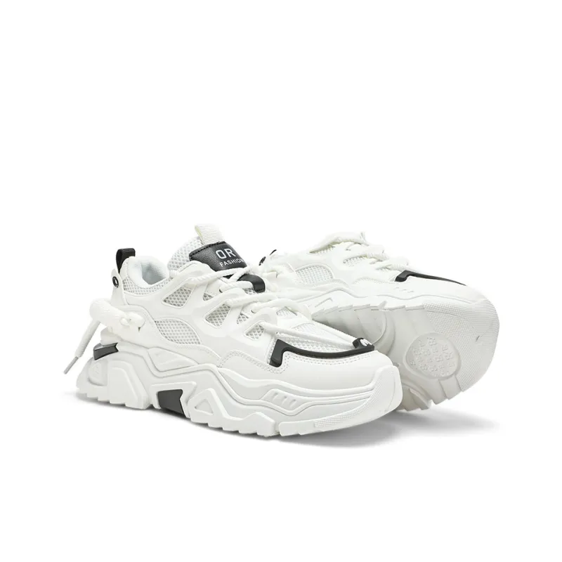 HACKBUTEER Low Top Chunky Sneakers Men's Box Included-6