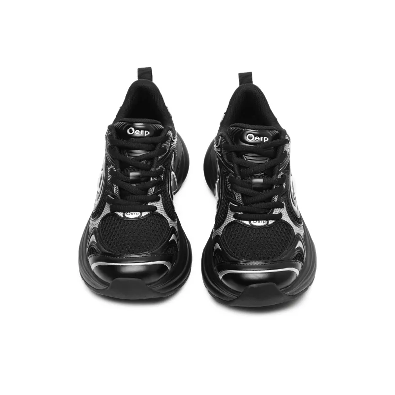 Hong Kong Meng Slip Resistant, Abrasion Resistant, Breathable Low Top Chunky Sneakers Unisex-3