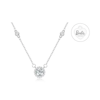 Barbie Silver 999 Necklaces Women's