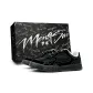 Black with White Stitching