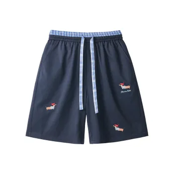 Pirkadat Casual Shorts Unisex Navy Blue