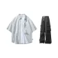 White Blue+Black[Pants]