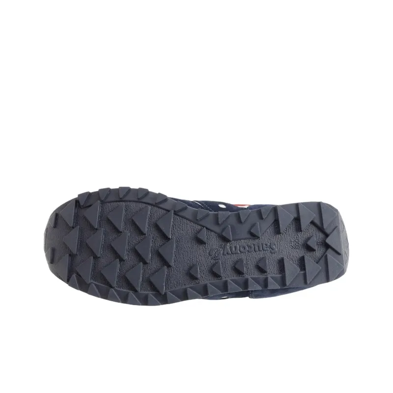 Saucony Jazz 81 Anti Slip Wear Resistant Low Top Running Shoes Women's Blue-4