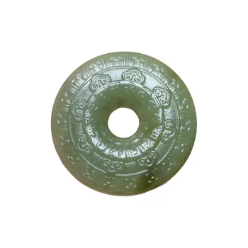 BUDOUXIAOAI Hetian Jade Pendants White Jade/Pale Greenish White Jade Unisex