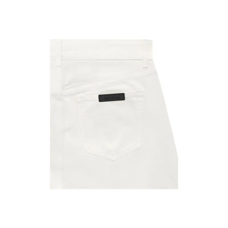 Fear Of God Essentials Logo appliqué Straight leg Jeans-3