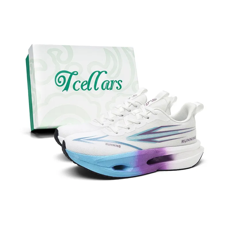 TCELLARS Cushioning, Breathable Coverage, Support, Balance, Rebound Low Top Running Shoes Men's-1