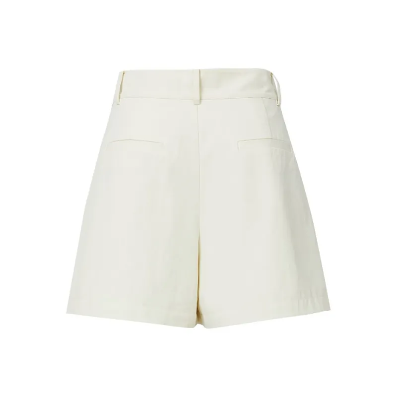 Hopeshow Casual Shorts Women's Ecru 004-1
