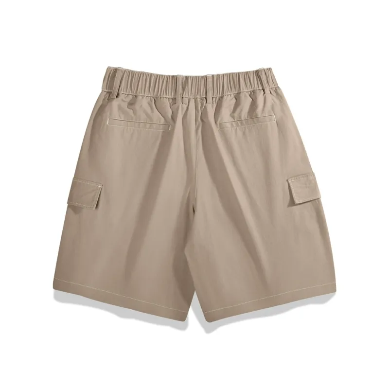 FAIRWHALE Casual Shorts Men Khaki-1