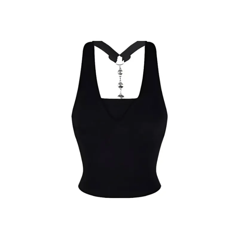 MIMOSA CHUR Tank Tops Women's Black-0