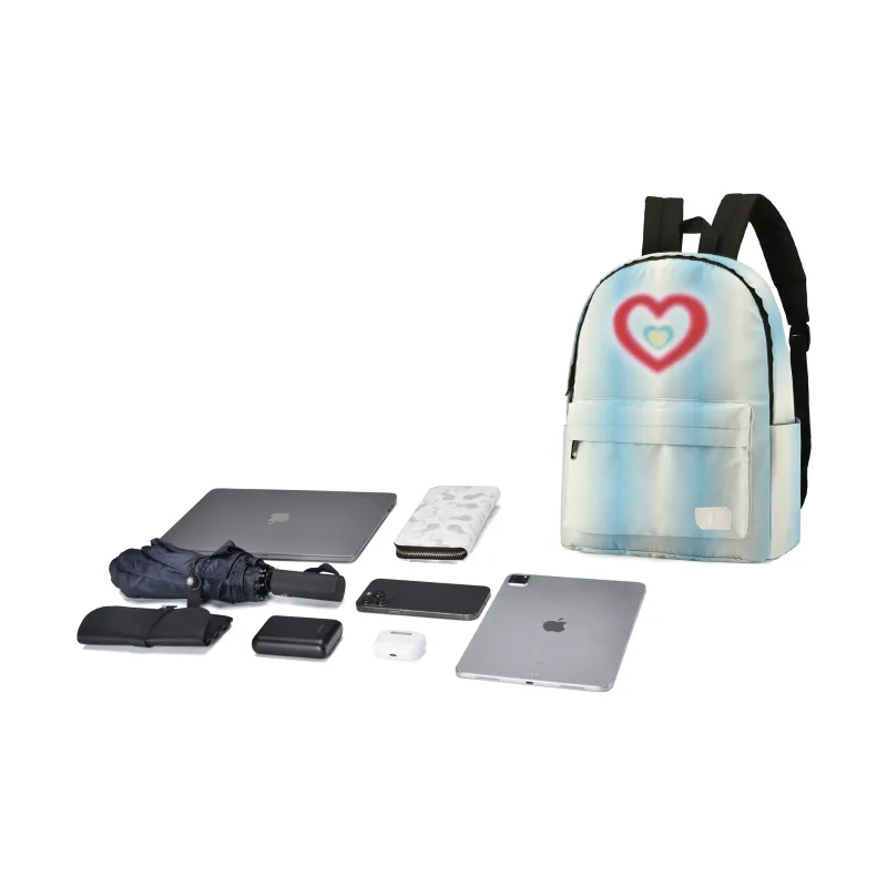 Soundbyte Polyester Backpack Regular Unisex White-16