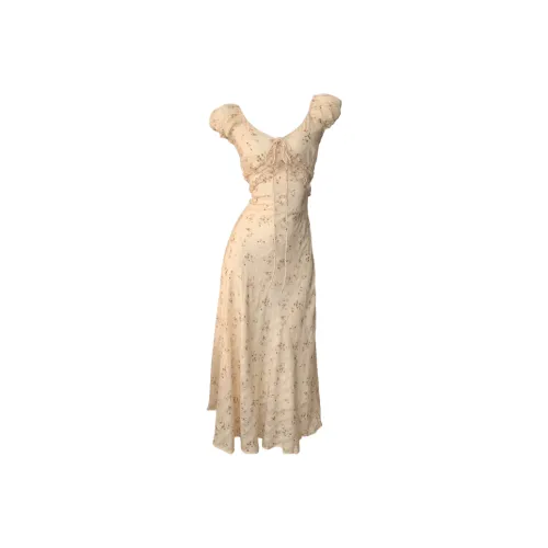 QYPRF Short Sleeved Dress Women's