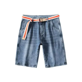 SNOW FLYING Denim Shorts Unisex