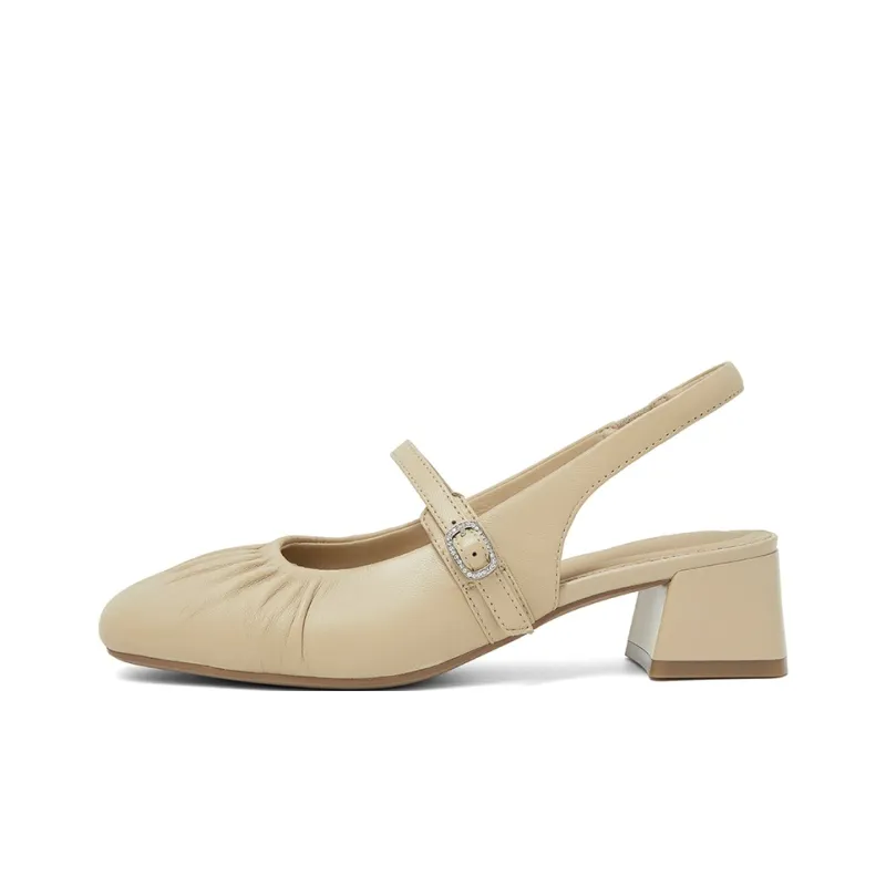 COMELY Chunky Heel High Heels Women's-5