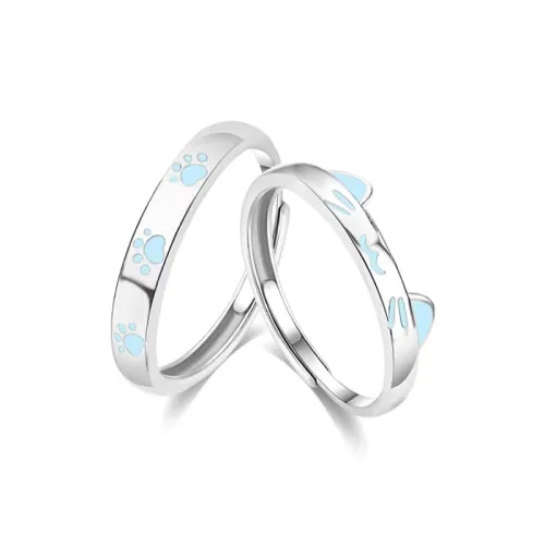 Kelanxi 999 Fine Silver Rings Unisex
