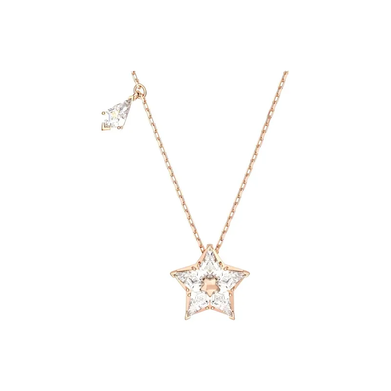 Swarovski Rose Gold Tone Plated Necklaces Women's-0