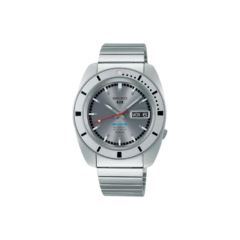 SEIKO SKX Automatic Mechanical Movement Stainless Steel Strap Watch 38.5mm Men's Watches Silver Dial-0