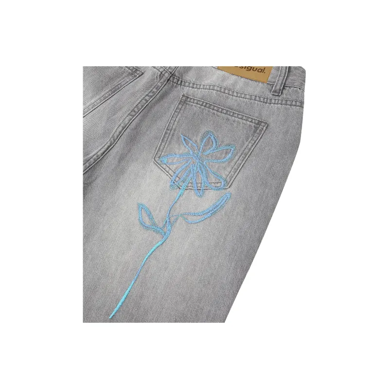 Desigual Jeans Women's Gray-4