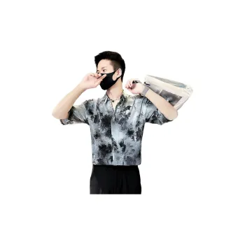 TONYBEAR Shirts Men Black