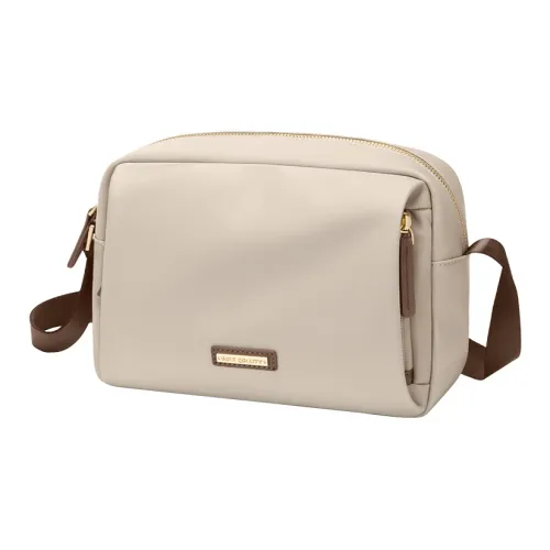 GOLF Fabric Crossbody Bag Regular Women's Apricot/Elegant Black