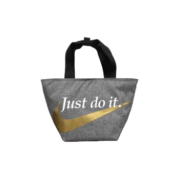 Nike Polyester Refrigerator Bag, Tote Bag, Shopping Bag, Handbag Unisex Gray