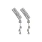 Ethnic Style Bell Hair Clip-Silver, 1 Pair