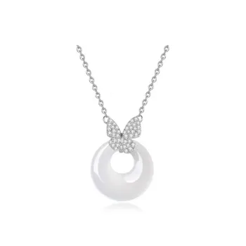 WINGSTOP Chalcedony Jade Necklaces Women's