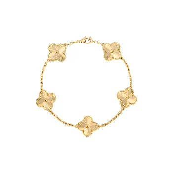 Van Cleef & Arpels Karat Gold Bracelets Women's Gold