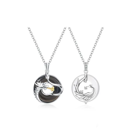 Lao Feng Xiang Chalcedony Necklaces Unisex