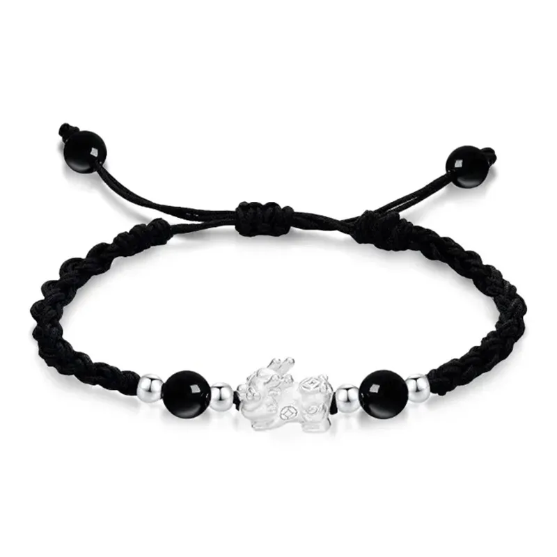 LUCA Sterling Silver Bracelets Unisex-10