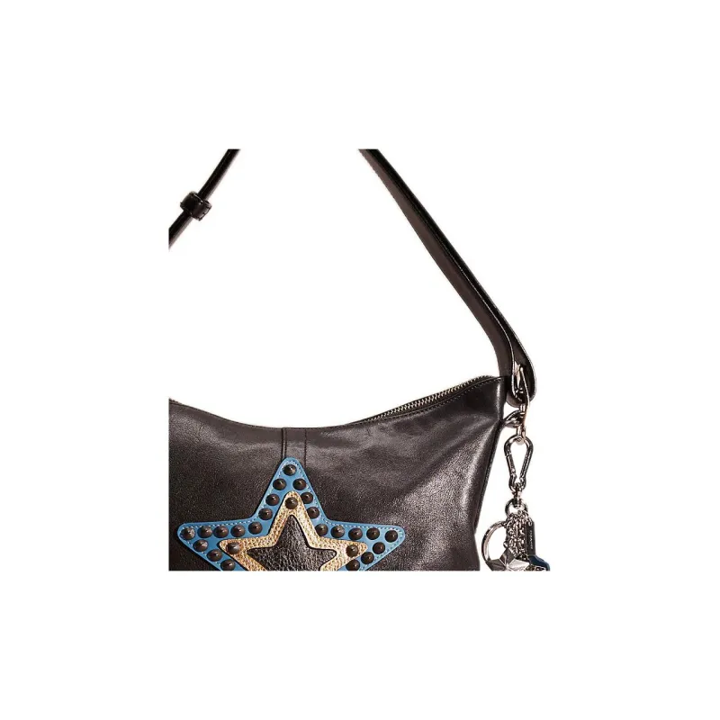 COACH Slim Wallet Leather Shoulder Bag, Crossbody Bag, Handbag Small Size Women's Black-4