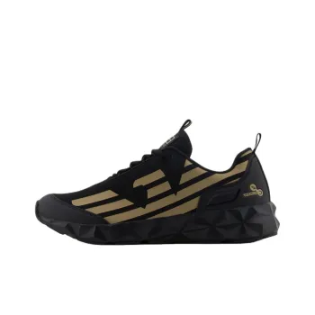 EMPORIO ARMANI EA7 Ultimate C2 Kombat Core Low Top Casual Shoes Unisex Black