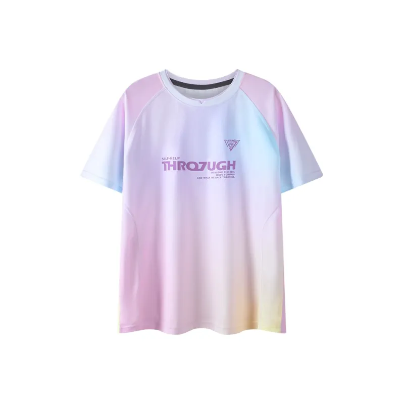 P.R IND Badminton Jersey Unisex Colorful Paint-0