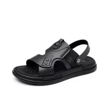 GESENLANG Beach Sandals Men Black/Brown
