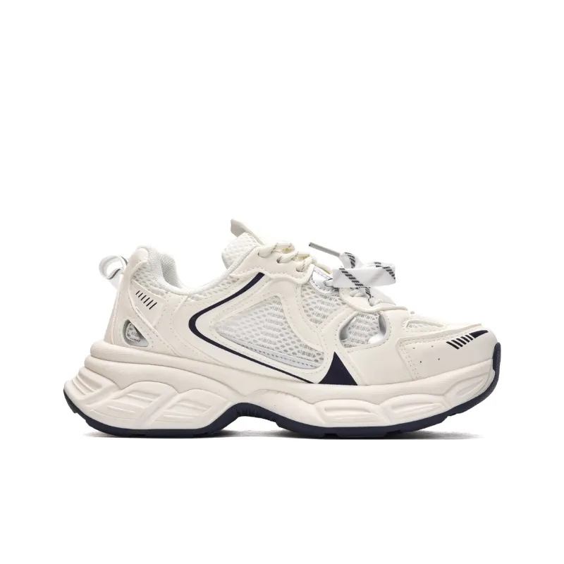 MISTERY Breathable And Lightweight Low Top Chunky Sneakers Women's-6