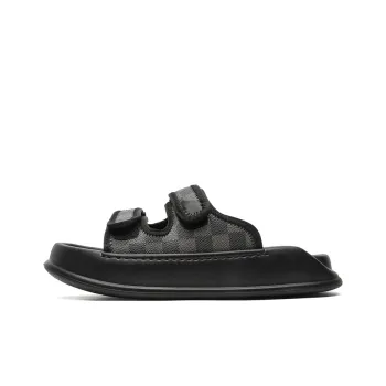 Lanza Quiet Slip Resistant Slide Slippers Men's Black