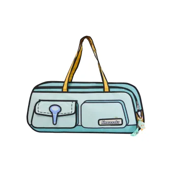 Kawasaki SpongeBob, Collaboration Polyester Camping Bag Travel Gym Bag Tubas Unisex Light Green