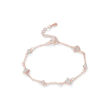 Love Link 925 Sterling Silver Bracelets Women's