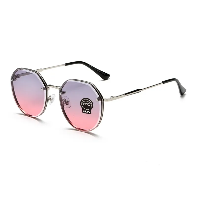 YALMY Metal Irregular Shape Sunglasses Women's-2