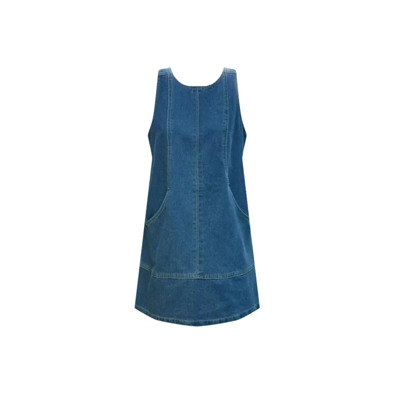 OZVO Sleeveless Dresses Women's Blue-0