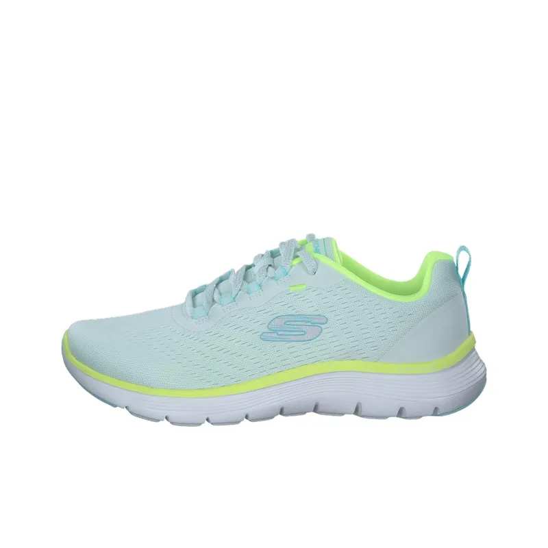 Skechers Flex Appeal 5.0 Anti Slip Wear Resistant Low Top Casual Running Shoes Women's Light Blue Green-0